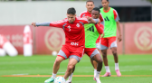 Internacional intensifica preparação para duelo contra o Corinthians