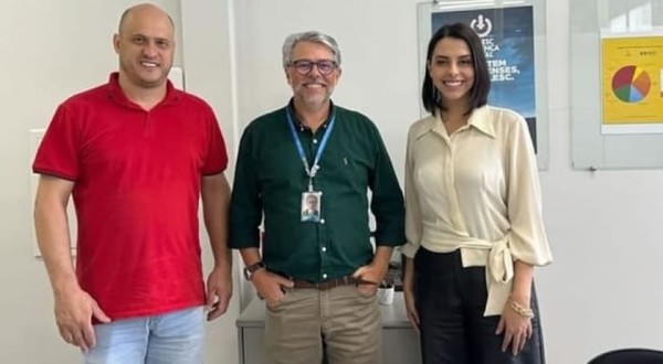 Presidente e vice da ascoagrin reivindicam melhorias junto a Celesc