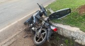 Motociclista fica ferido após fugir da PMSC e cair de motocicleta
