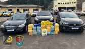PM apreende quase 500 kg de maconha em operação contra o tráfico no Oeste de SC