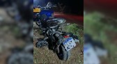 Duas pessoas ficam feridas após queda de motocicleta na SC-163