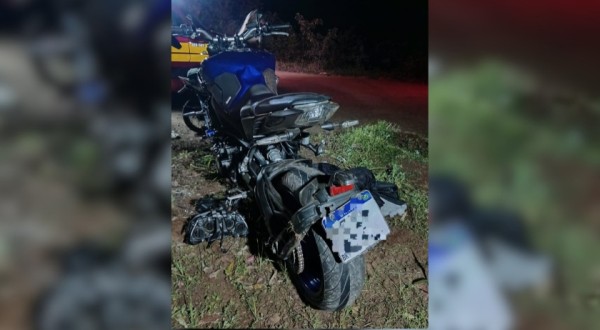 Duas pessoas ficam feridas após queda de motocicleta na SC-163