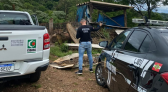 Fiscalização identifica suspeitas de maus-tratos a animais e crimes ambientais em propriedade rural