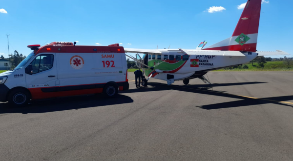 Avião Arcanjo realiza transporte aeromédico de bebê prematuro