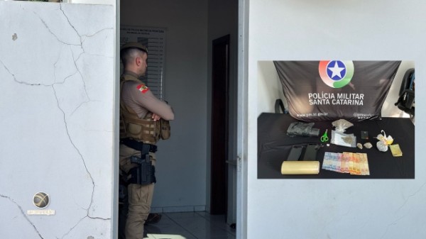 Polícia Militar prende dois homens por tráfico de drogas