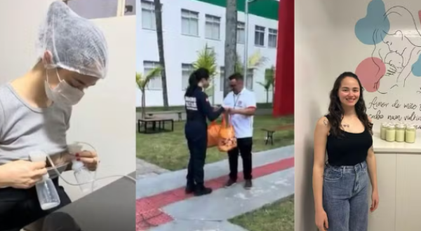 Bombeira de SC doa 100 litros de leite materno e ajuda a salvar vidas de bebês