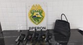 Polícia Militar apreende cinco pistolas em operação