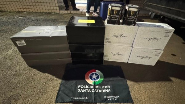 PM apreende 76 garrafas de vinho em caso de descaminho na fronteira