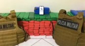 Mais de 90 quilos de maconha apreendidos na BR 282