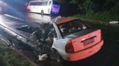 Ônibus fretado em SMOeste sofre acidente com morte na BR 282