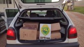 BPFRON apreende veículo carregado com bebidas