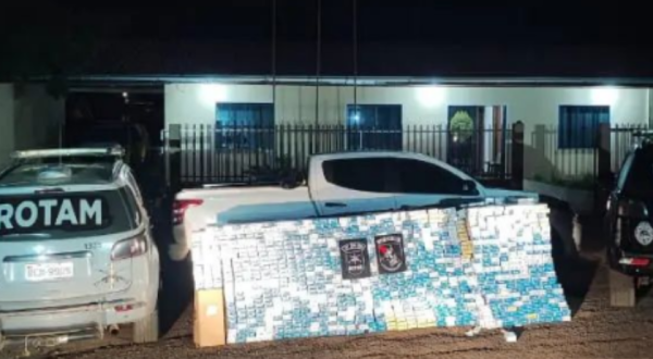 Barraconense é preso em Mangueirinha com mais de 25 mil carteiras de cigarros contrabandeadas