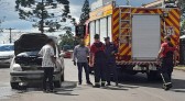 Incêndio em veículo é registrado na Rua Minas Gerais