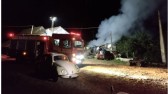 Superaquecimento em lâmpada pode ter causado incêndio em galpão no interior de São João do Oeste