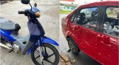 Acidente entre moto e carro mobiliza o SAMU