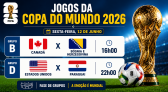 Confira os jogos desta sexta-feira pela Copa do Mundo