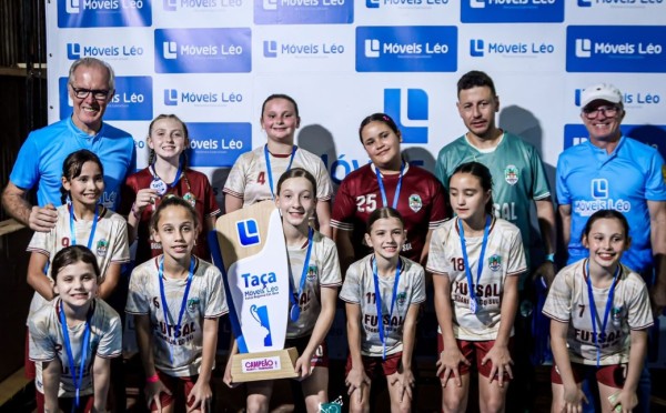 Município conquista título e dois vice-campeonatos na 9ª Taça Móveis Léo de Futsal