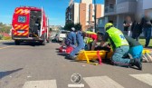 Colisão deixa mototaxista e passageira feridos