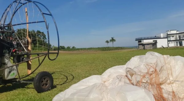 Piloto de São João do Oeste cruza o estado com paratrike e conta bastidores da aventura