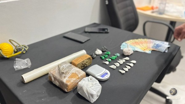 Homem é preso por tráfico de drogas