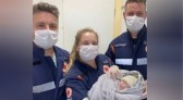 Parto é realizado em residência pela equipe da Ambulância Avançada do SAMU