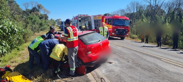 Vítima de acidente de trânsito na BR-163  morre no hospital