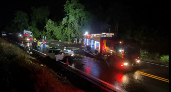 Acidente com duas mortes é registrado na BR-163 entre Barracão e Bom Jesus do Sul