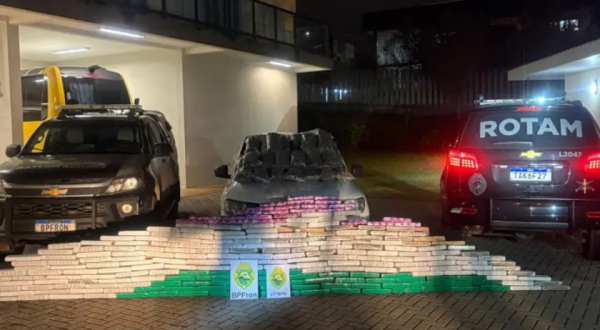 Homem é preso com mais de 200 kg de drogas