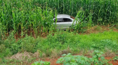 Motorista abandona carro com drogas em plantação de milho após perseguição na BR-282