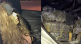 Motorista usa manequim com peruca para despistar fiscalização, mas PRF apreende 255 kg de drogas no Paraná