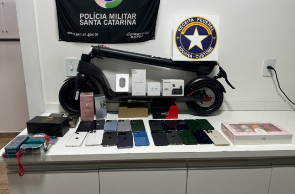 Polícia apreende mais de R$ 45 mil em mercadorias de descaminho