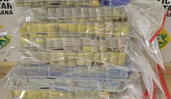 Polícia Militar apreende quase 88 quilos de maconha