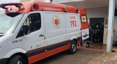 Agricultor tem parte da perna amputada após acidente com trator