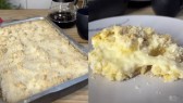 Cuca de banana e creme: receita com recheio perfeito e massa muito fácil de fazer