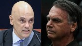 Moraes é citado como “autoridade coatora” e fica fora de julgamento que busca libertar Bolsonaro no STF