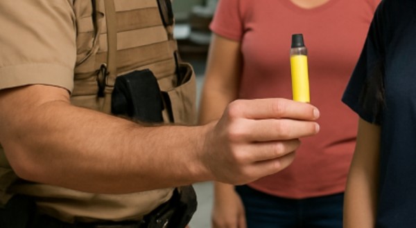Estudantes são flagrados usando cigarro eletrônico em escola