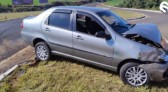 Acidente na BR-280 deixa dois feridos