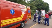 Acidente deixa duas pessoas gravemente feridas na SC 492