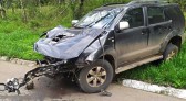 Caminhonete de Maravilha se envolve em acidente na BR-282