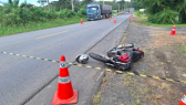 Motoristas param em rodovia para verificar acidente e morrem atropelados por moto em SC