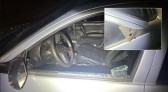 Homem armado com facão danifica veículo durante entrega de presente