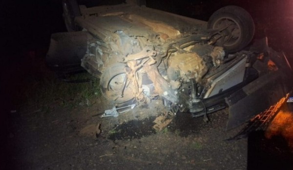 Motorista dorme ao volante e se envolve em grave acidente no Oeste de SC