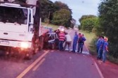 Grave acidente deixa condutor ferido na PR-486