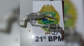 Homem é preso por lesão corporal e posse irregular de armas de fogo