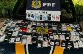 PRF apreende objetos avaliados em cerca de 500 mil reais na BR-282