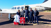 Corpo de Bombeiros realiza missão de transporte de órgãos de SMoeste para Florianópolis