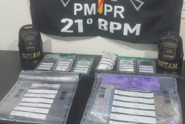ROTAM prende quatro pessoas e apreende drogas durante Operação Balcão