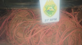 Grupo de Cascavel furta 200 quilos de fios elétricos de cobre de usina em Santo Antonio do Sudoeste