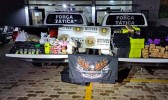 Mulher é apreendida com grande quantidade de drogas no Norte do RS