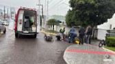 Ciclista sofre queda grave e entra em parada cardiorrespiratória no centro
